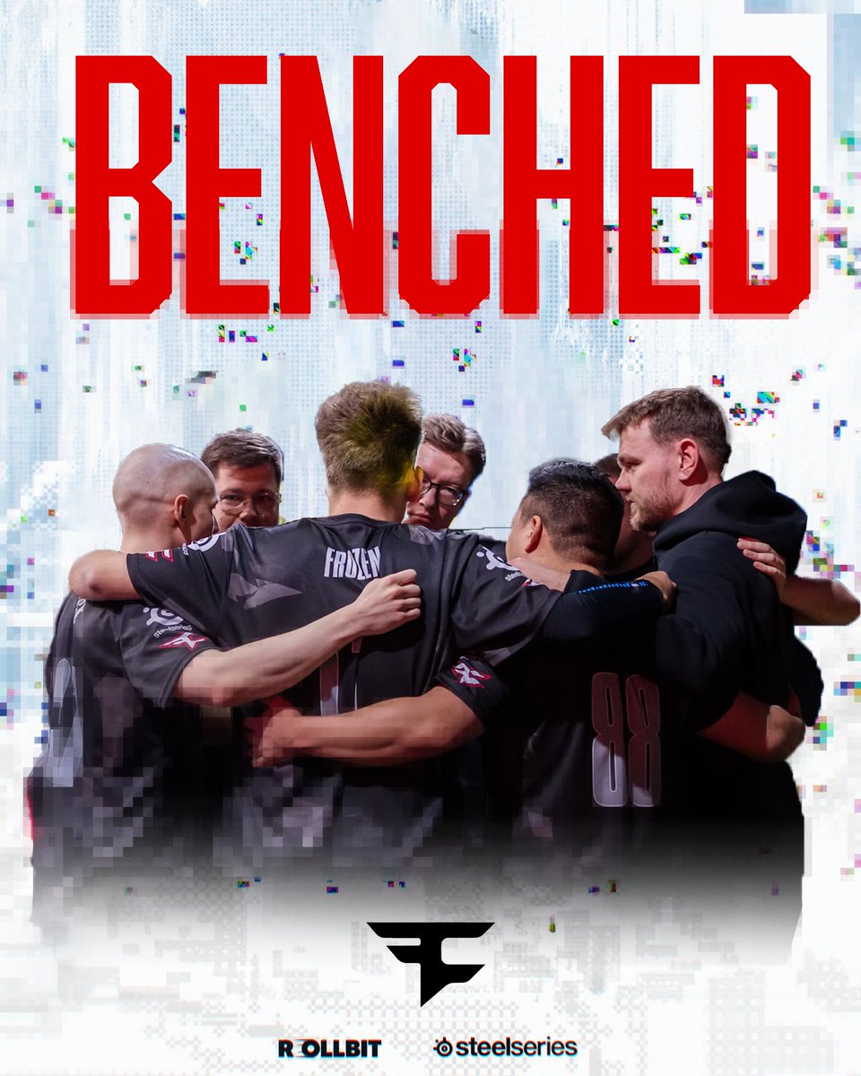 HLTV Unconfirmed (@hltvunconfirmed) on Twitter photo BREAKING: <a href="/FaZeEsports/">FaZe Esports</a> bench entire team following disastrous performance at IEM Melbourne 2025 BREAKING: <a href="/FaZeEsports/">FaZe Esports</a> bench entire team following disastrous performance at IEM Melbourne 2025