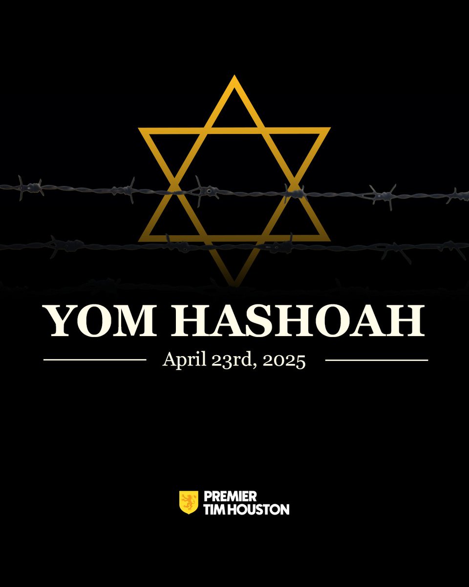 Today on Yom Hashoah, we pause to remember the six million Jews who were murdered in the Holocaust and honour the survivors who carry their stories forward. As we reflect on this dark chapter in history, we must continue to speak out against antisemitism—here at home and around
