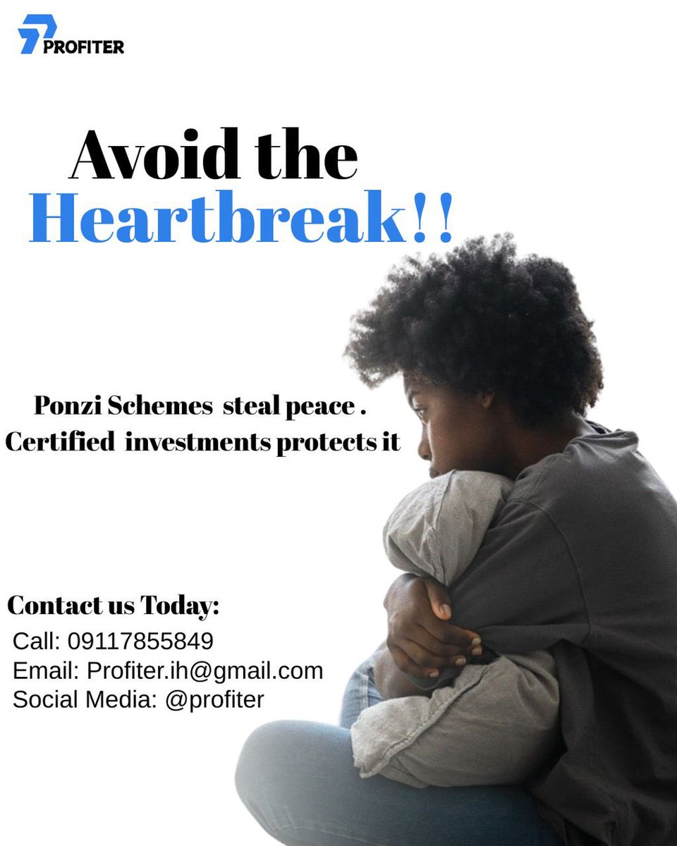 ProfiterIh's tweet photo. 💔 Avoid the heartbreak of poor financial choices.
✅ Invest wisely. Grow consistently.
With Profiter, you’re not just saving — you’re building a secure future.

Start today. Your future self will thank you. 💼💰

#Profiter #SmartInvesting #WealthBuilding #InvestWisely #Money https://t.co/kq9J2TmHPl