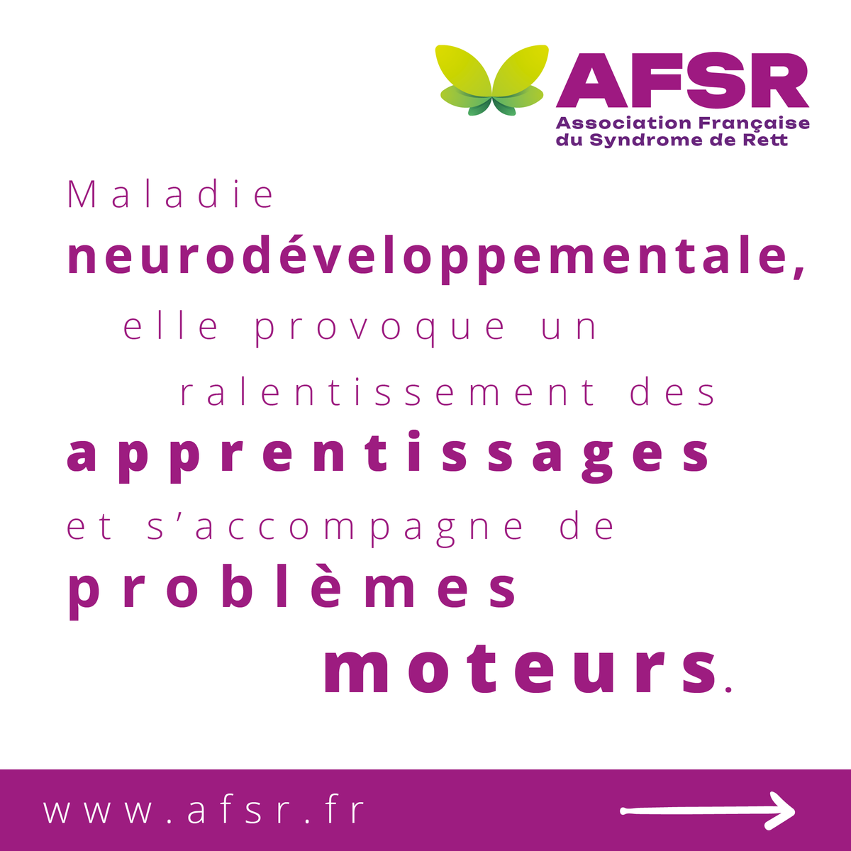 120 secondes de votre temps, c’est suffisant pour vous sensibiliser au syndrome de Rett.

Soutenez les familles et les enfants touchés par le syndrome de Rett.

f.mtr.cool/oqxrqfpzcz

#handicap #polyhandicap #maladiesrares #syndromederett #Génétique