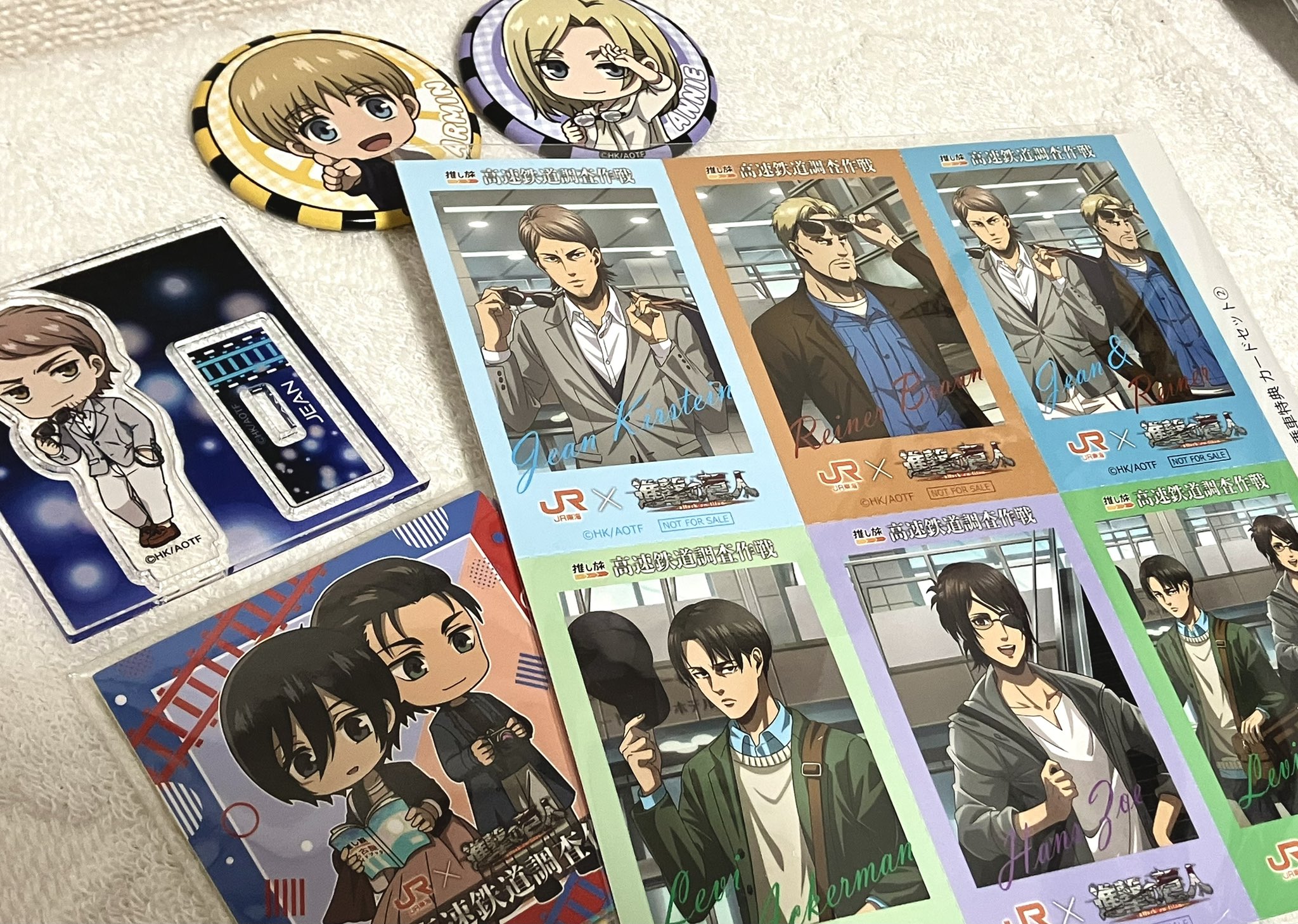 【新品未開封】進撃の巨人 JR東海 推し旅 ほぼ等身大タペストリー アルミン JR東海「推し旅」×進撃の巨人 マンガIP活用事例Vol.159｜マンガ