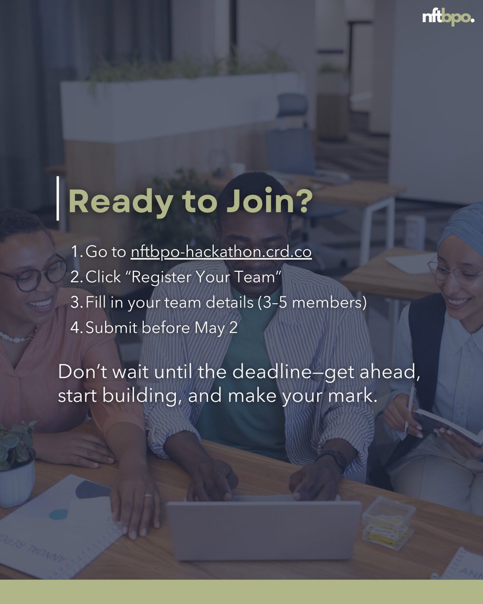 nfthackathon25's tweet photo. 📷 Solve real challenges
📷 Learn from top industry minds
📷 Pitch to real companies
📷 Win prizes &amp; gain national recognition https://t.co/iPvE9w4VYz