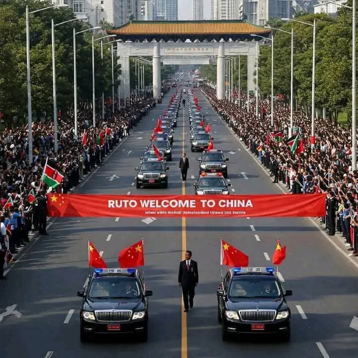 President <a href="/WilliamsRuto/">William Samoei Ruto, PhD</a> receives a warm welcome in Beijing, China,demonstrating his global leadership and strength. 

Truly, Doyen is loved.