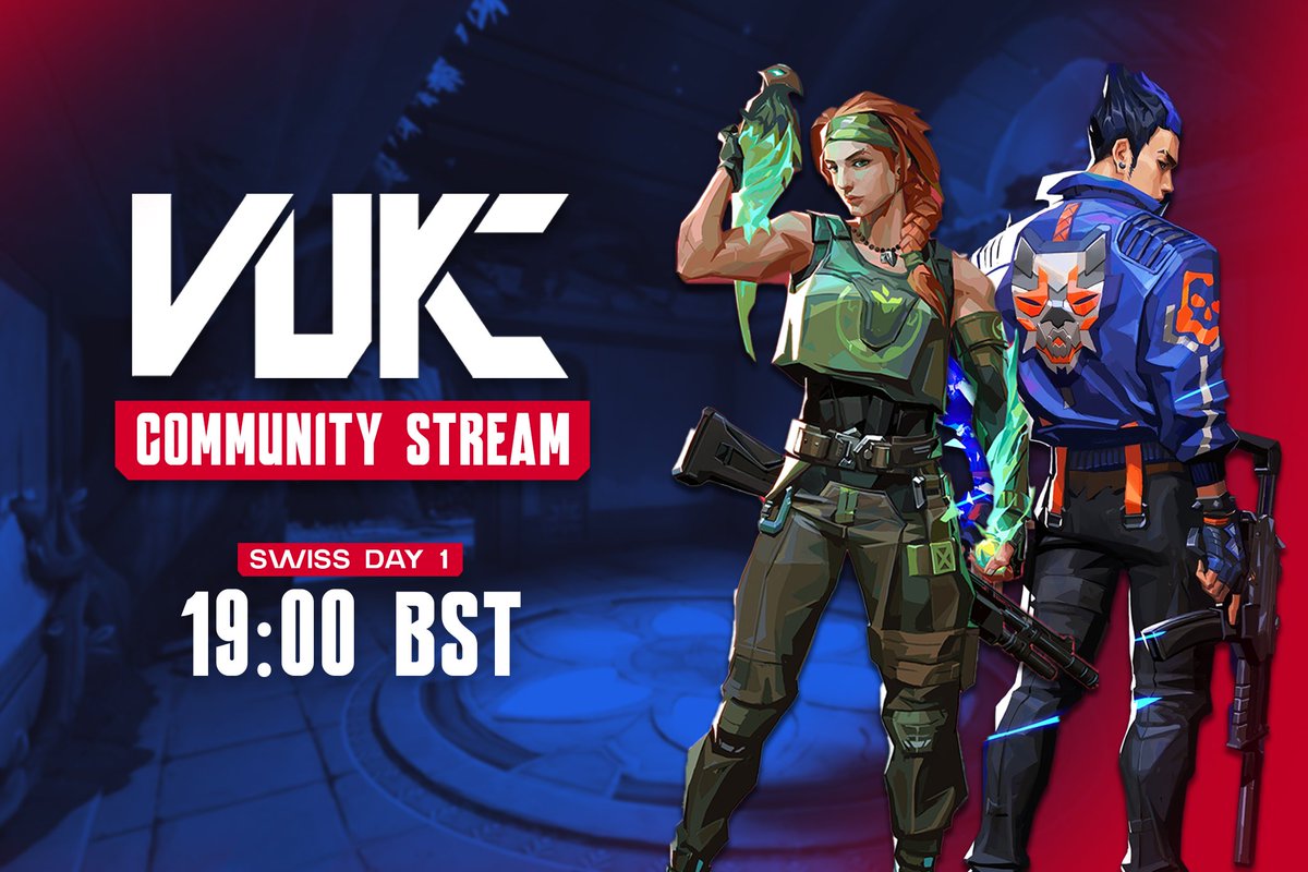 Val UK Community (@valukcommunity) on Twitter photo 🚨SWISS DAY 1🚨
We are so back! Starting off with banger games following The #VUKCSpring25 Open Qualifier Champions <a href="/Lost_Puppies/">Lost Puppies (LP)</a> 🔥
Casters // <a href="/VeggieHotDug/">VeggieHD</a> & <a href="/TheSnowspy/">TheSnowspy</a>
Observers // <a href="/Miki_Prod/">Miki</a>
Replay Operator // <a href="/AZMAHMProd/">Hamza Maflahi</a>
Producer // <a href="/BreadBroadcasts/">Marcel Kajut</a>
⬇️Tune In Below⬇️ 🚨SWISS DAY 1🚨
We are so back! Starting off with banger games following The #VUKCSpring25 Open Qualifier Champions <a href="/Lost_Puppies/">Lost Puppies (LP)</a> 🔥
Casters // <a href="/VeggieHotDug/">VeggieHD</a> & <a href="/TheSnowspy/">TheSnowspy</a>
Observers // <a href="/Miki_Prod/">Miki</a>
Replay Operator // <a href="/AZMAHMProd/">Hamza Maflahi</a>
Producer // <a href="/BreadBroadcasts/">Marcel Kajut</a>
⬇️Tune In Below⬇️