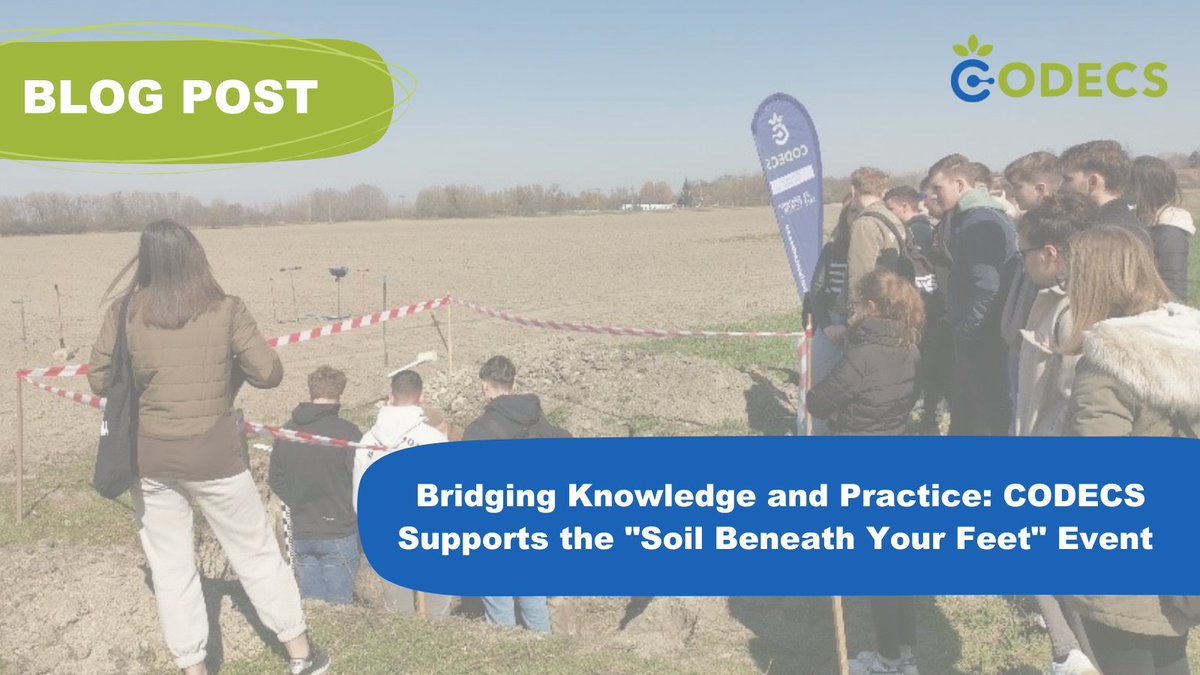 HORIZONCODECS's tweet image. 🌱 On March 21, CODECS’ Hungarian Living Lab hosted “The Soil Beneath Your Feet”: an interactive event exploring soil health, digital tools &amp;amp; sustainable farming.

🔬 From demos to expert talks, it bridged science &amp;amp; practice in ag innovation.

Read the whole new #CODECSBlogPost…