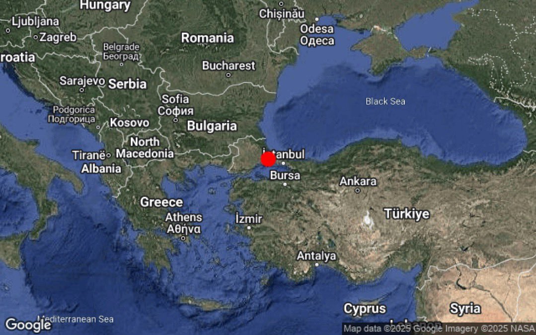 ✓

İstanbul'da 
6.2 Büyüklüğünde Meydana Gelen 

#Depremi Hisseden Herkese Çok Geçmiş Olsun.

Allah [c.c] Her Türlü Afetlerden Korusun.

✓