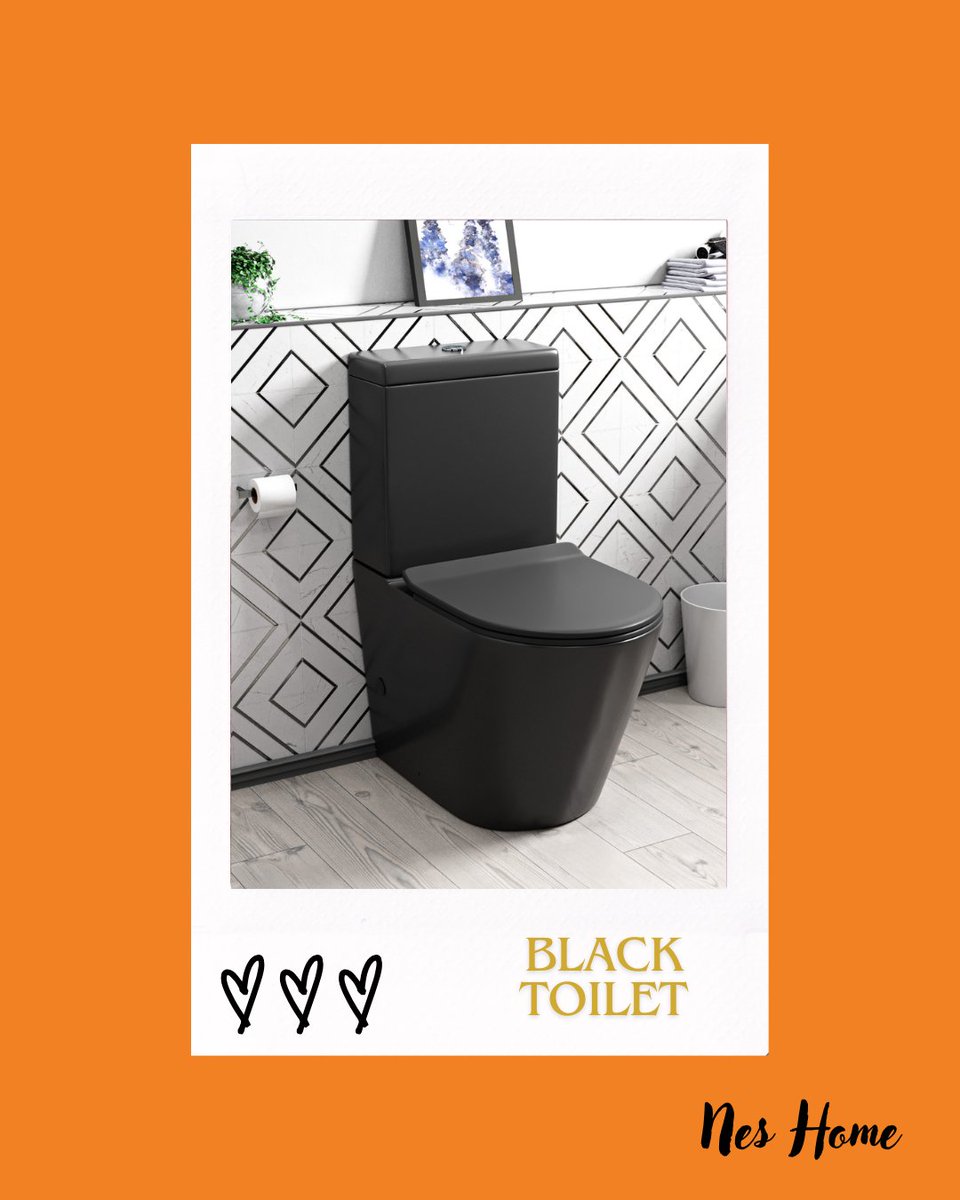 NesHomeUK's tweet photo. 🖤 Modern Style Meets Smart Design 🖤
Say hello to the Nes Home Round Rimless Close Coupled Toilet in Matte Black
Nes Home Black Toilet Collection
https://t.co/mlUqO5CNwl
#BathroomGoals #ModernLiving #MatteBlackStyle #HomeDesignInspo #RimlessToilet #InteriorStyle #BathroomUpgrade https://t.co/gJpDRmM7We