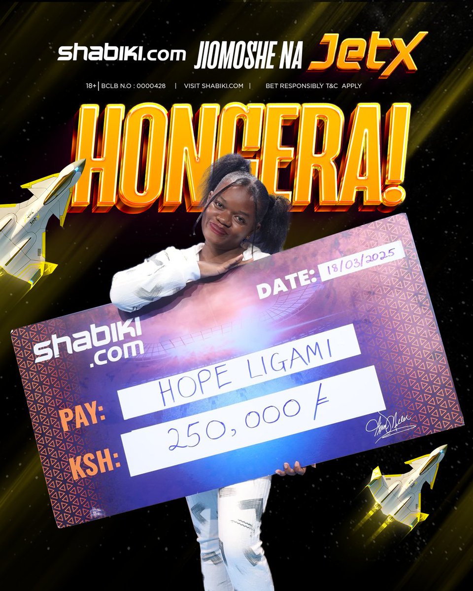 Gambling is a scam in Kenya. What does she do to win all the three that others are not doing??????