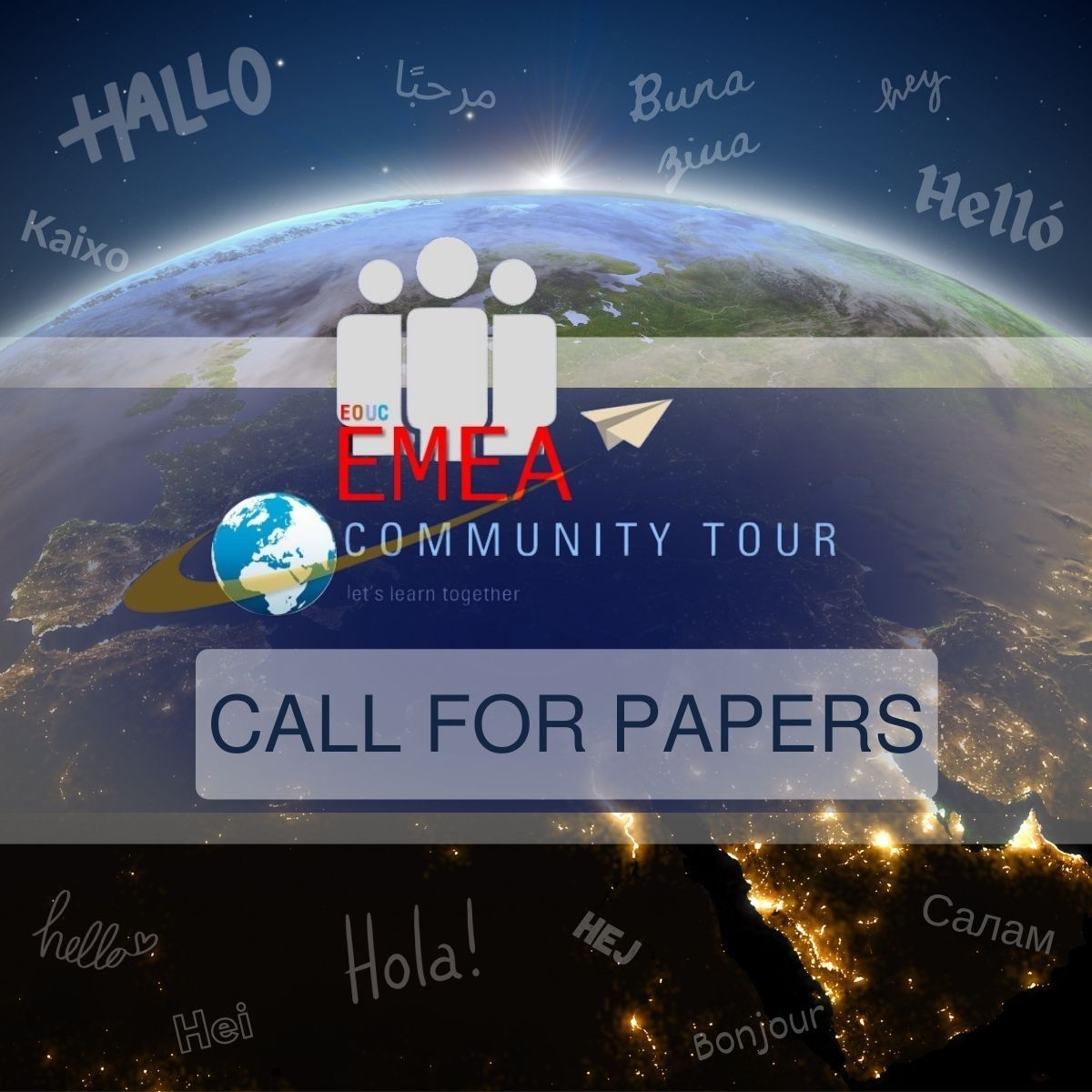 Call for Papers!

We're thrilled to announce our participation in this year’s EMEA Tour once more! This exciting series will bring us across 9 unique nations!

Submit your proposals now at: tinyurl.com/octemea25 

CfP ends May 18, 11:59 PM CEST.

#emeaTour2025 #CfP #nlOUG