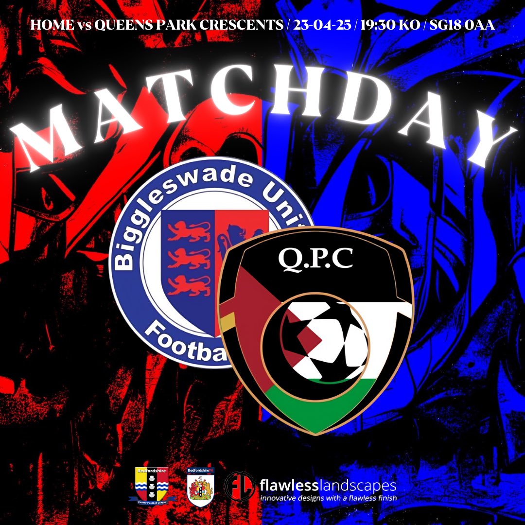 BUFC_Reserves's tweet image. 馃毃 MATCHDAY 馃毃
If you can鈥檛 make @Biggleswadeutd鈥檚 cup final tonight, there is still action at the @verdantfp Stadium as we host @QPCrescentsFC.
鈱氾笍 KO 19:30
馃搷 SG18 0AA
#BUFC #OneClub #UpTheCommoners