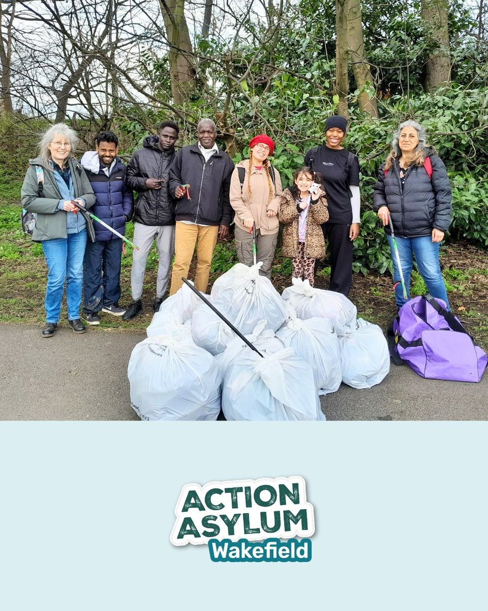 🌍🧹Our #ActionAsylum teams in Stockton-on-Tees, Liverpool &amp; Wakefield joined the #GreatBritishSpringClean!

Thanks to all volunteers &amp; partners—every hand makes a difference! 💚
#CommunityInAction #RefugeesWelcome #ClimateAction