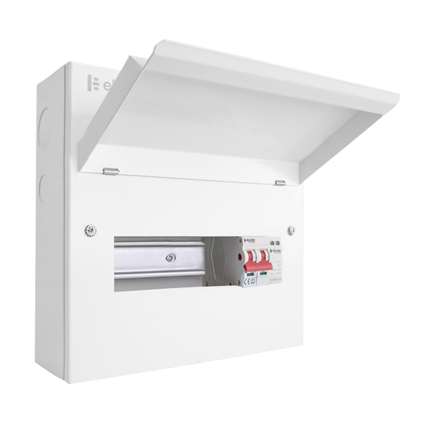 's tweet image. Elucian, part @ClickScolmore have designed a range of metal consumer units that are all UK wiring regulation compliant. These consumer units come in various sizes and have a comprehensive range of accessories.
shorturl.at/Twy2u
#consumerunits #rcbo #mcb #electrician