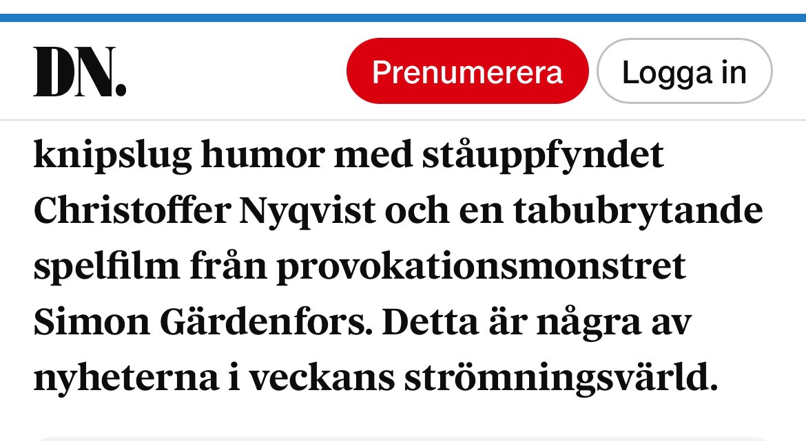 Har äntligen blivit kallad monster i pressen. Min film Serietecknaren finns nu på SF Anytime.