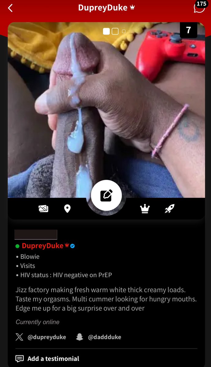 Pull my draws to the side 🍆💦 theblowers.com/@DupreyDukeX