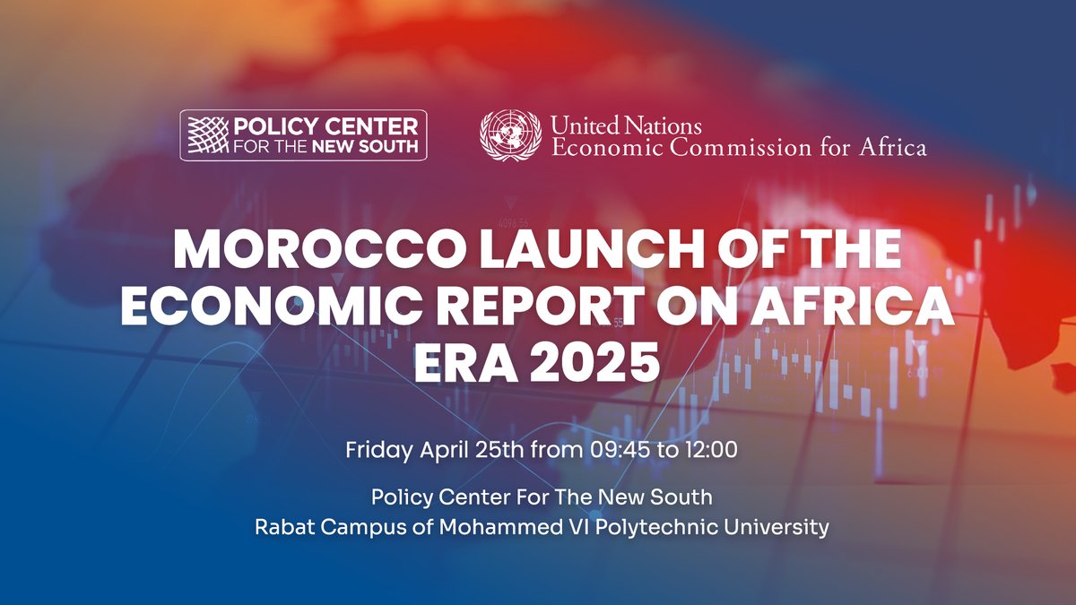 📢 We are organizing, in collaboration w/ the <a href="/ECA_OFFICIAL/">ECA</a>, the launch of the 2025 Economic Report on Africa in #Morocco🇲🇦!
✨ This edition focuses on advancing the African Continental Free Trade Area (#AfCFTA), exploring key achievements, challenges, &amp; strategic actions to