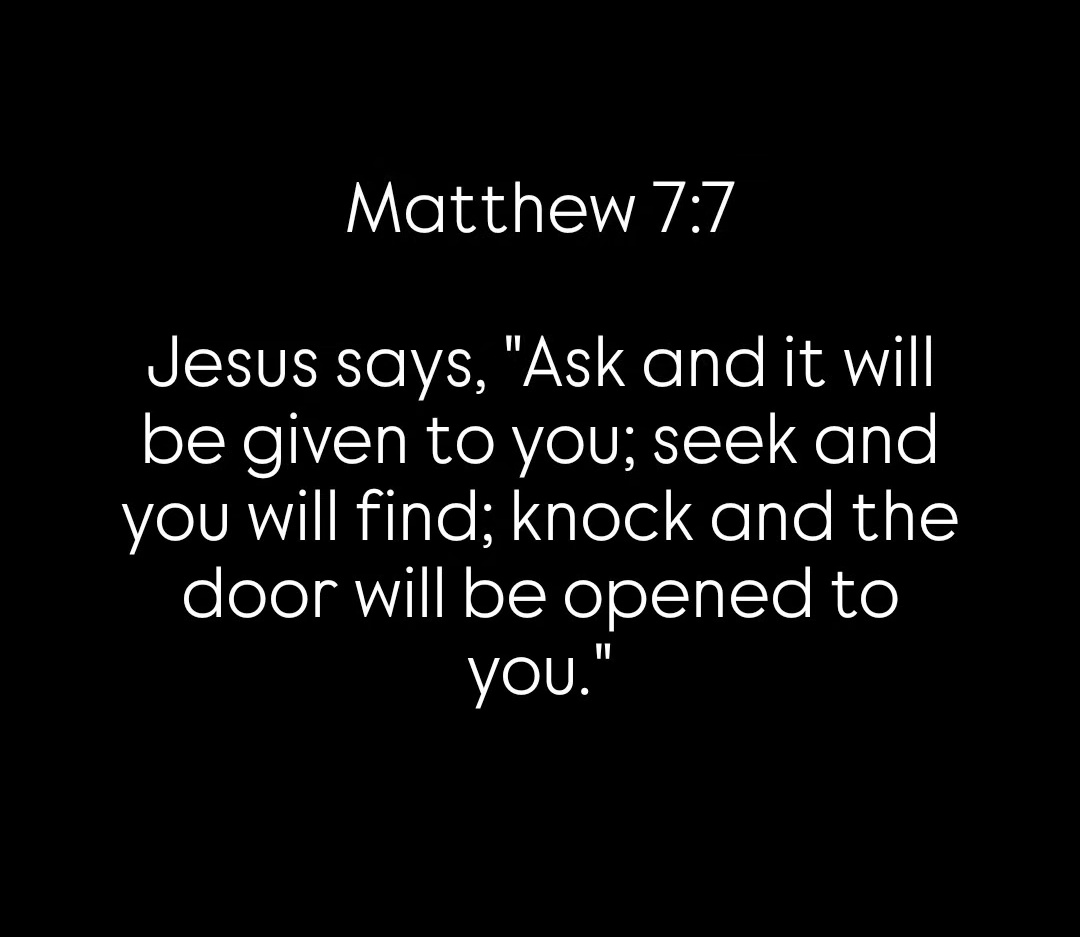 Matthew 7:7