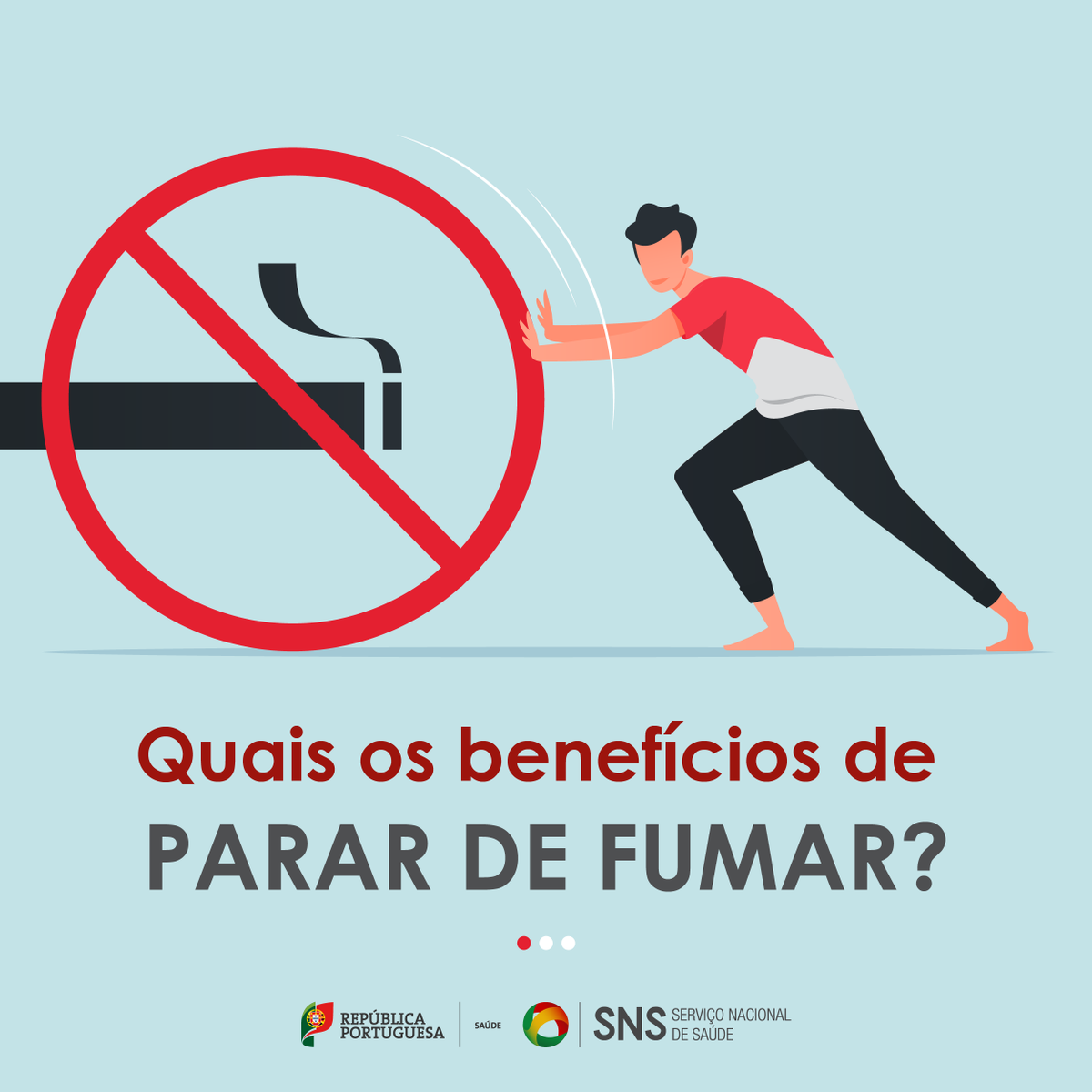 SNS_Portugal's tweet photo. Sabia que parar de fumar diminui o risco de doença cardíaca e de doença pulmonar? Lembre-se: não fumar é a melhor decisão para proteger a sua saúde e a das outras pessoas. 🚬❌ #Saúde #SNS #NãoFumador #Tabaco #SemTabaco
©👉 @DGSaude https://t.co/gYkkguiNQE