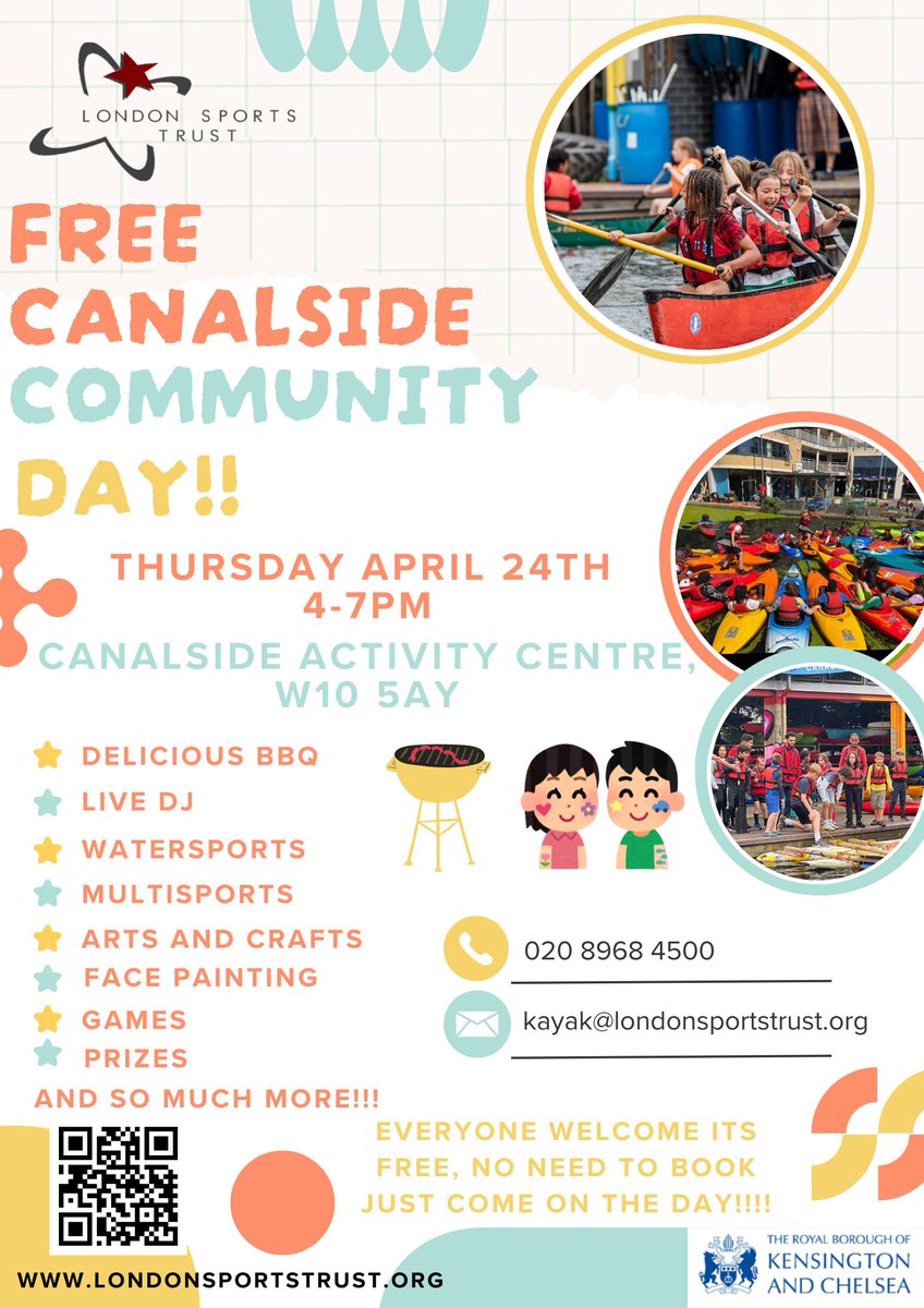 London Sports Trust Presents: Free Canalside Community Day on 24th April 2025