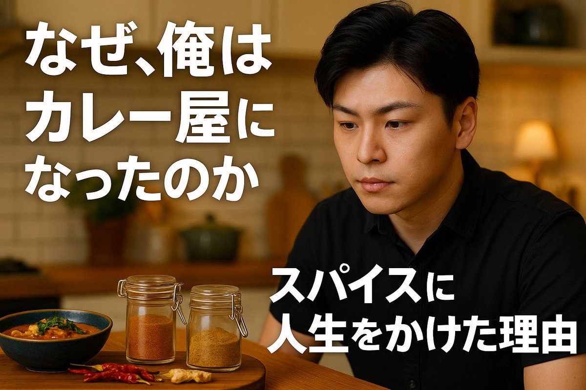 ちなみにYouTubeも始動しておりますので
笑

なぜカレーなのか？ってことを淡々と語っております！

youtu.be/XJXBEJrYPQo?si…