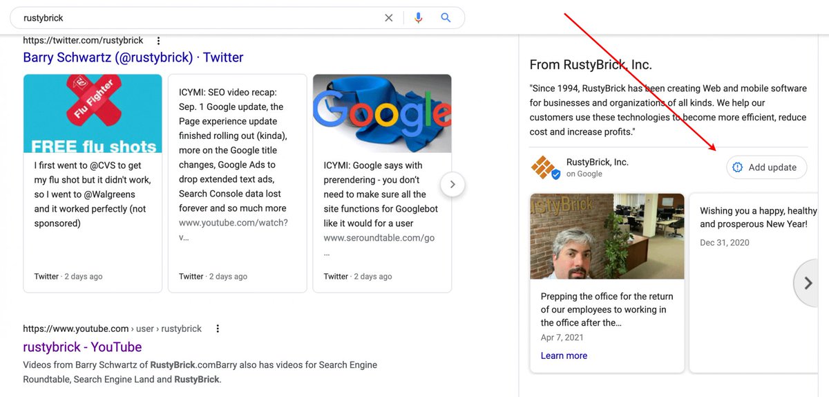 Google Posts/updates in local panels disappeared  seroundtable.com/google-posts-g…