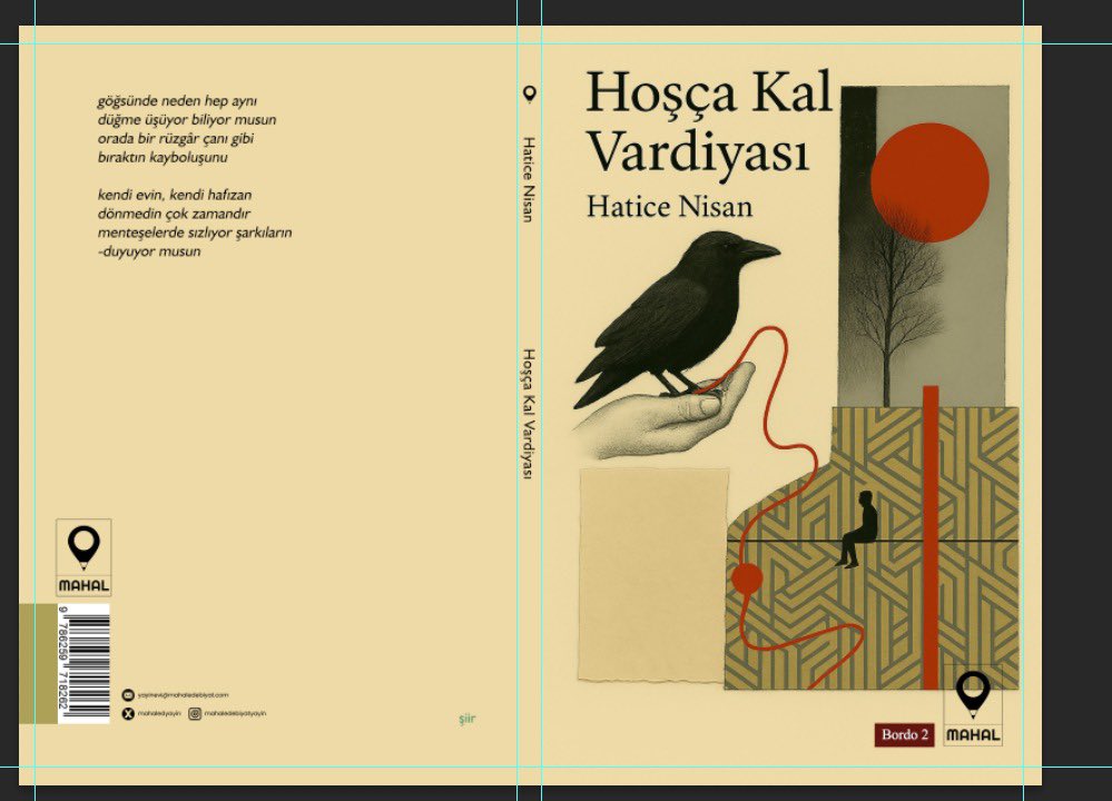 İlk şiir kitabım “Hoşça Kal Vardiyası” Mahal Edebiyat Yayınları’ndan çıkıyor.
Editörüm Serkan Türk’e,  Mahal Edebiyat  Yayınları ailesine, Mete Karagöl’e , edebiyatın mutfağında kesiştiğim tüm dergilere, şiir okurlarına, sevdiklerime ve tüm dostlarıma çok teşekkür ederim.