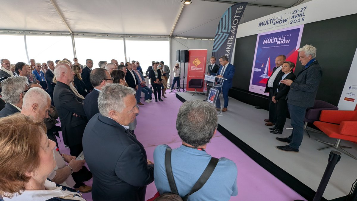 ecomnews_live's tweet image. Salon International du #Multicoque à #LaGrandeMotte : "Notre port accueille le monde jusqu'à dimanche ! Le #Multihullshow c'est 175 exposants et 11 avants premières mondiales. 73 multicoques sont exposés sur plus de 4000 m2. La filière #nautisme à La Grande Motte c'est 26