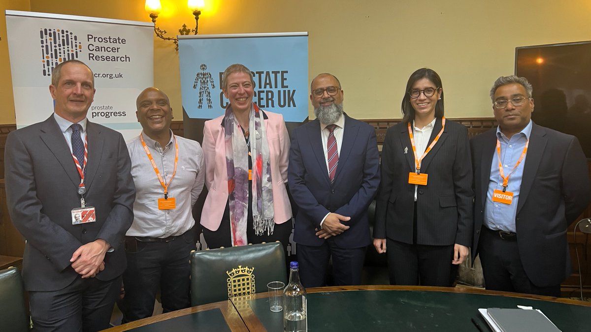 Yesterday marked the second meeting of the All-Party Parliamentary Group on #ProstateCancer.
 
Thanks to <a href="/IqbalMohamedMP/">Iqbal Mohamed MP</a> for chairing and to <a href="/VincentGnanapr3/">Vincent J Gnanapragasam</a>, <a href="/MrsProstate/">Caroline Moore</a>, <a href="/NataliaNorori/">Natalia Norori</a> and Maurice Blake for contributing to the risk of overdiagnosis and overtreatment topic ⤵️