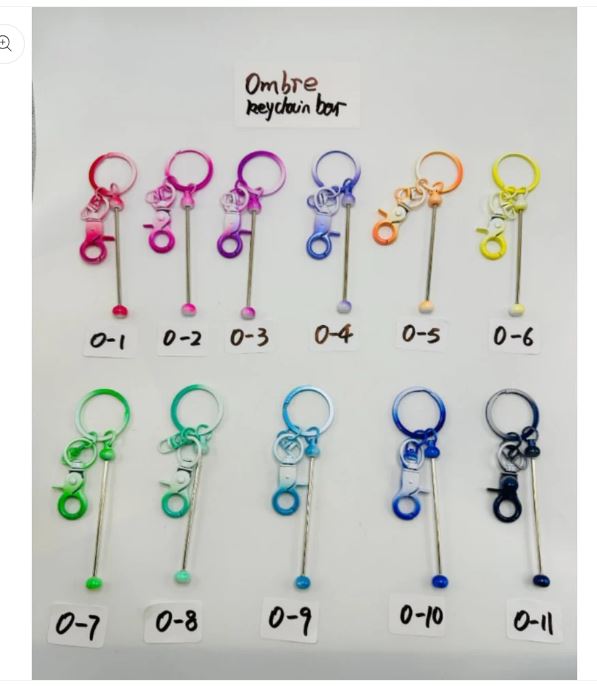 Beadablebliss's tweet image. Add a touch of style to your keys with Metal Beadable Keychains featuring a bar and new style small lobster clasp in ombre colors! 
#BeadableKeychains #MetalKeychains #OmbreColors #LobsterClasp #KeychainSupplies #DIYAccessories  
For More Visit: beadablebliss.com/.../metal-bead…...