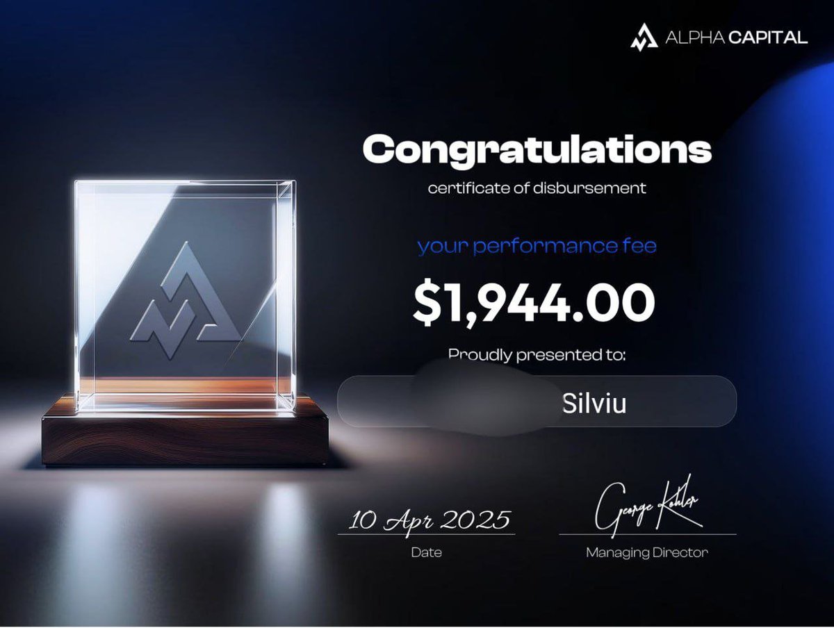 IctTradingTribe's tweet photo. Attaching a few payouts from @AlphaCapitalUK , this prop firm is legit!! Trading with them for around 3 years and have been withdrawing since then, I am not the perfect trader, I don't pass all the challenges I buy, but overall, I am in profit.  look for 2-5% per payout cycle. https://t.co/9E0EseoxJC