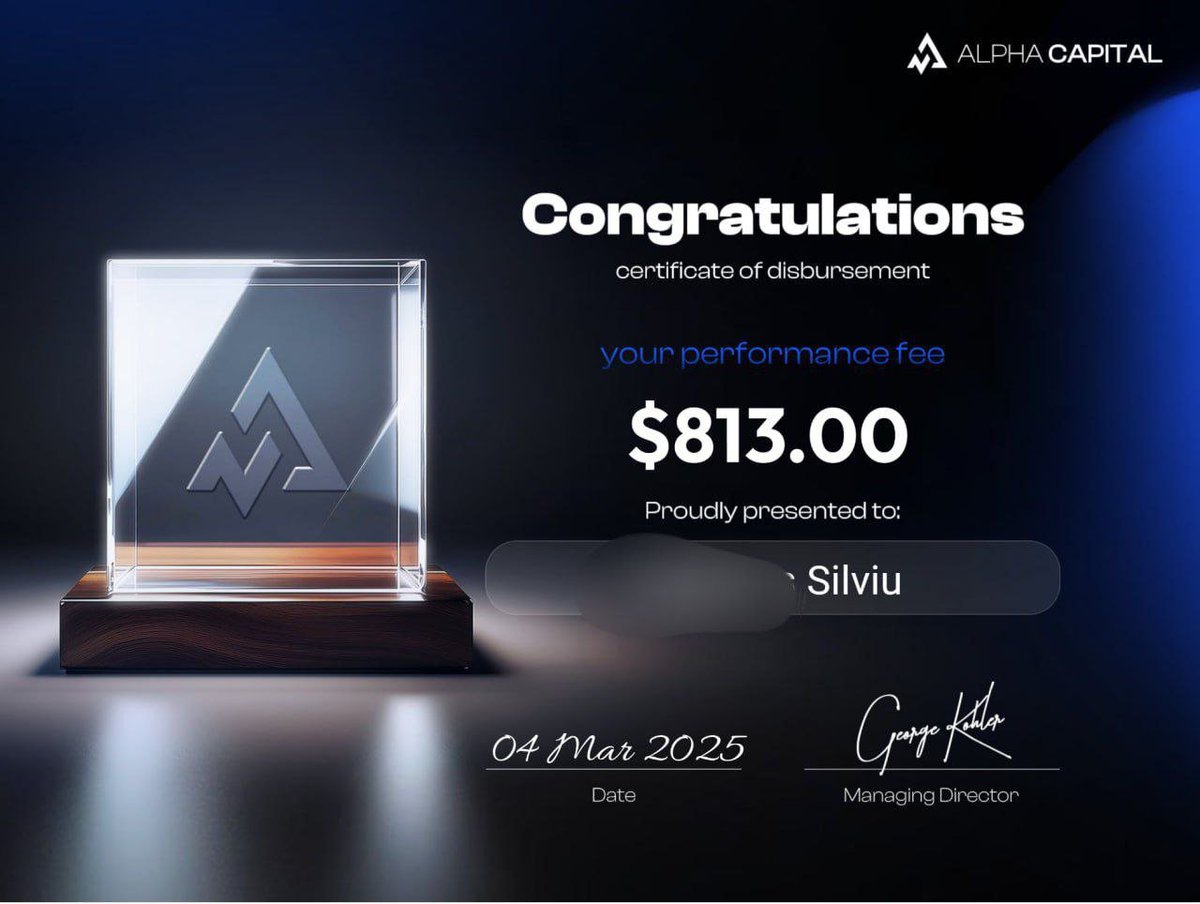 IctTradingTribe's tweet photo. Attaching a few payouts from @AlphaCapitalUK , this prop firm is legit!! Trading with them for around 3 years and have been withdrawing since then, I am not the perfect trader, I don't pass all the challenges I buy, but overall, I am in profit.  look for 2-5% per payout cycle. https://t.co/9E0EseoxJC