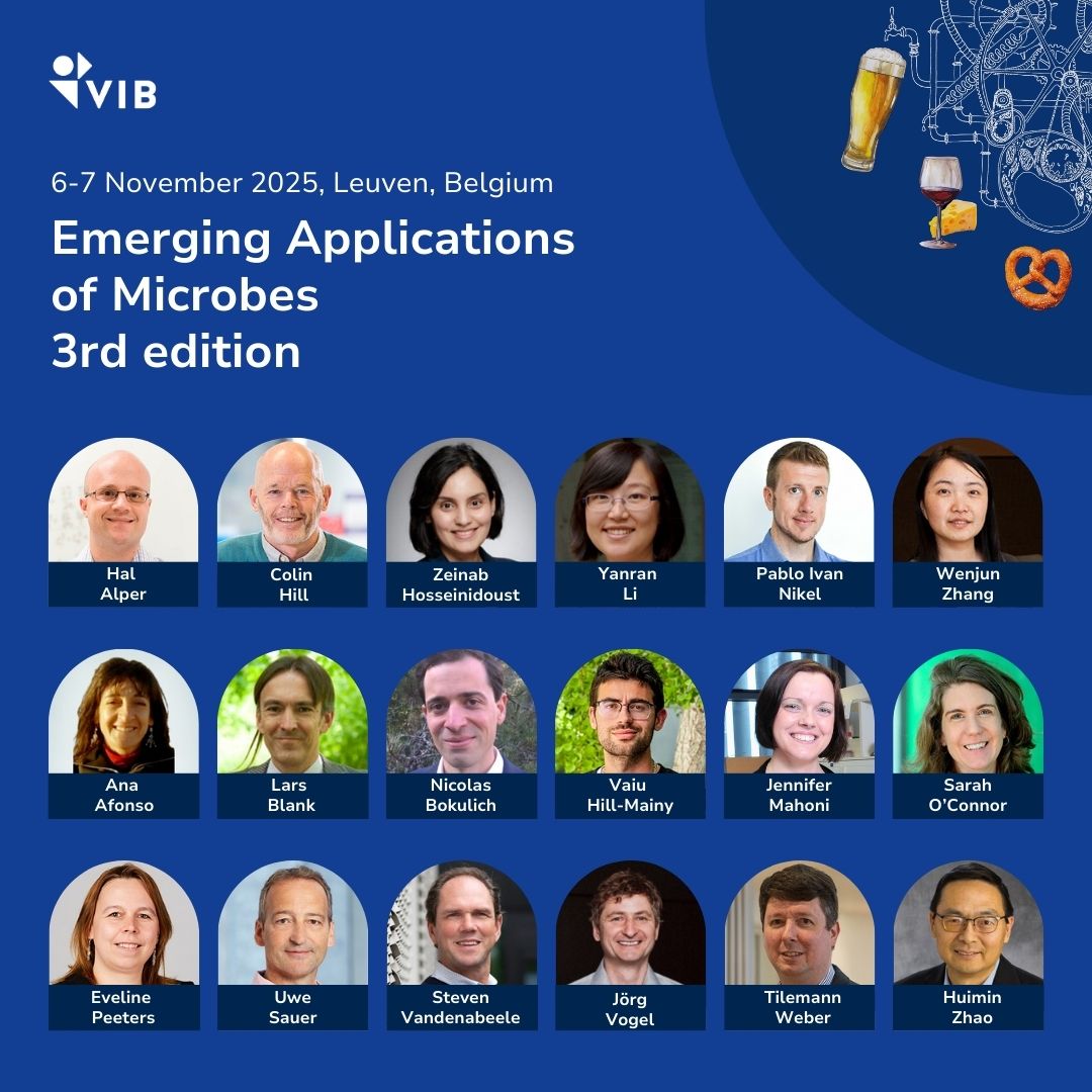 Microbes are at the heart of a more sustainable future. #Microbes25 will showcase how they affect your food, health, and circular economy.
📢Join us in Leuven, 6-7 Nov 2025, and discover the key drivers of progress in applied #microbiology, vibbio.tech/42KATH4.