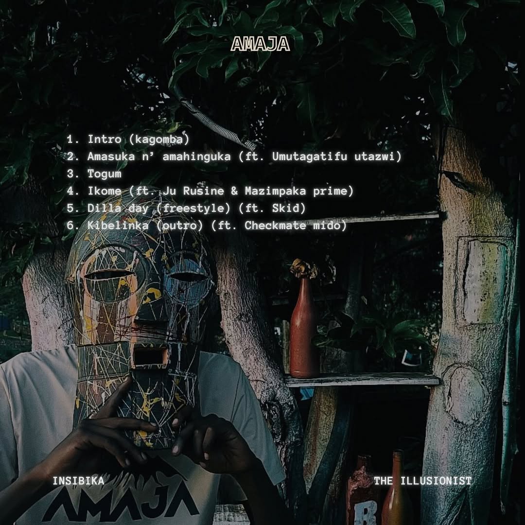Rwandan-based producer #illusionist  has officially dropped the tracklist for his highly anticipated joint EP titled AMAJA, a collaboration with rapper #Insibika