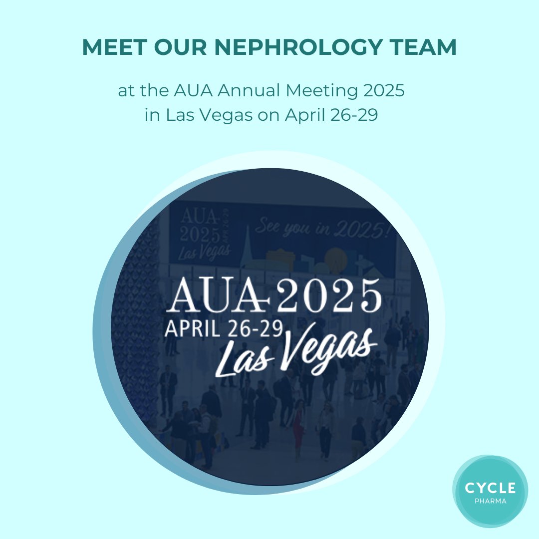 Come and meet our Nephrology Team at the <a href="/AmerUrological/">Amer. Urol. Assn.</a>'s Annual Meeting in Las Vegas, to learn about how Cycle Vita™ can support your patients with Cystinuria. #AUA #Urology