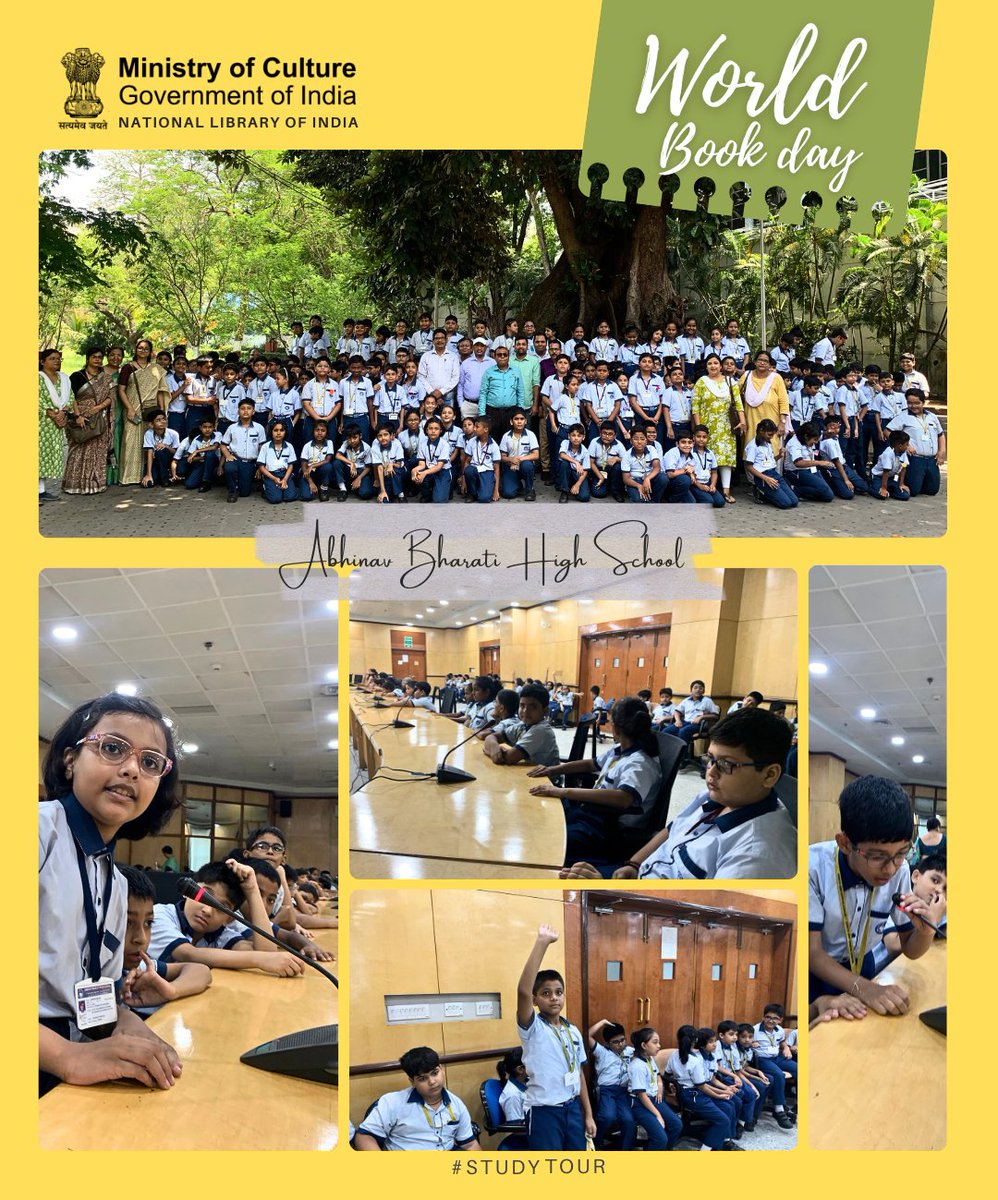 In celebration of #WorldBookDay, a group of 160 students from Abhinav Bharati High School visited the National Library.
This is to cultivate reading habits and foster intellectual curiosity among young learners by introducing them to the rich world of literature and knowledge.