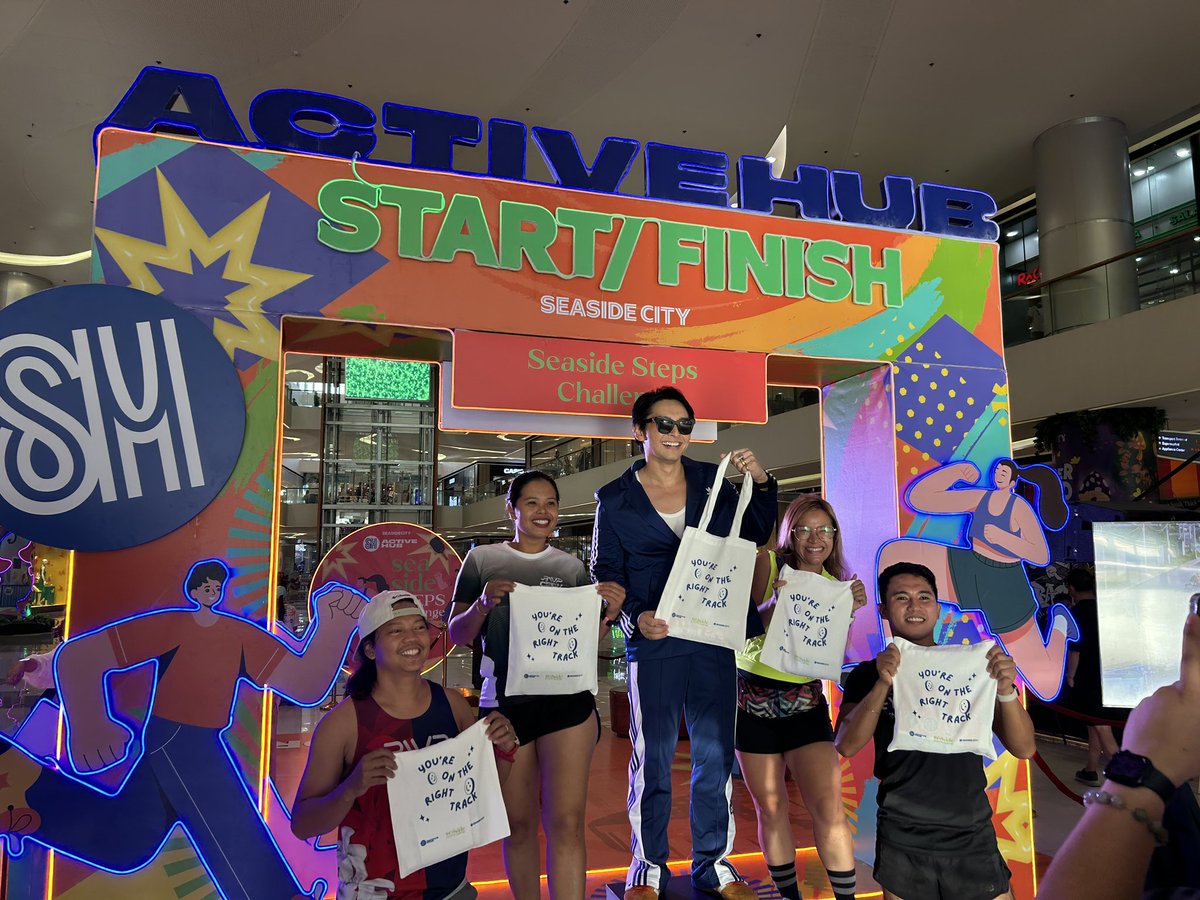 cebudailynews's tweet photo. LACE UP AND TAKE ON THE SM SEASIDE STEPS CHALLENGE! 

Crush your 10K-step goal—complete the route, unlock exclusive rewards, and get a shot at over P150,000 worth of #aweSM prizes!

To join, simply download and register on the SM Online Appand proceed to the booth at the SM Seaside City Cebu (Official) Mountain Wing Atrium to begin your journey. Follow the track and complete the route by capturing a photo at each designated pit stop located at the Upper Ground Level: Seaview Wing, Cube Wing, City Wing, and Mountain Wing. 

Once done, redeem your exclusive reward and earn a raffle entry for a shot at the biggest prizes yet! 

Powered by SM Active Hub, the Philippines' largest sports playground, the promo runs from April 21 to May 31, 2025.

#SummerSportsAtSM #EverythingsHereAtSM #SMActiveHub #CDNDigital #CDNLife #BrandRoom
