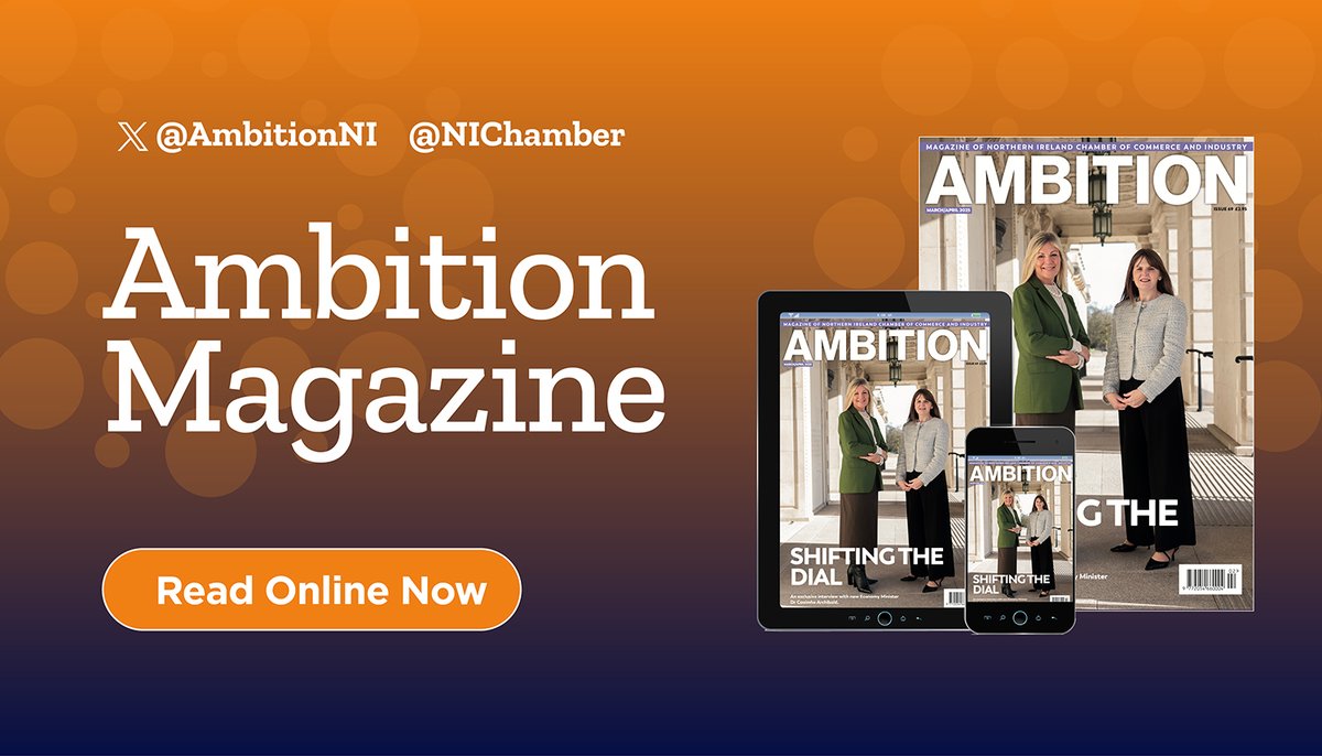 🗞️ The latest edition of Ambition Magazine is out now and available to read online!

Featuring interviews with <a href="/Economy_NI/">Economy NI</a>, Legacy Wealth Management , <a href="/AIBIreland/">AIB</a> and more!

👓 lnkd.in/eFimRkcV