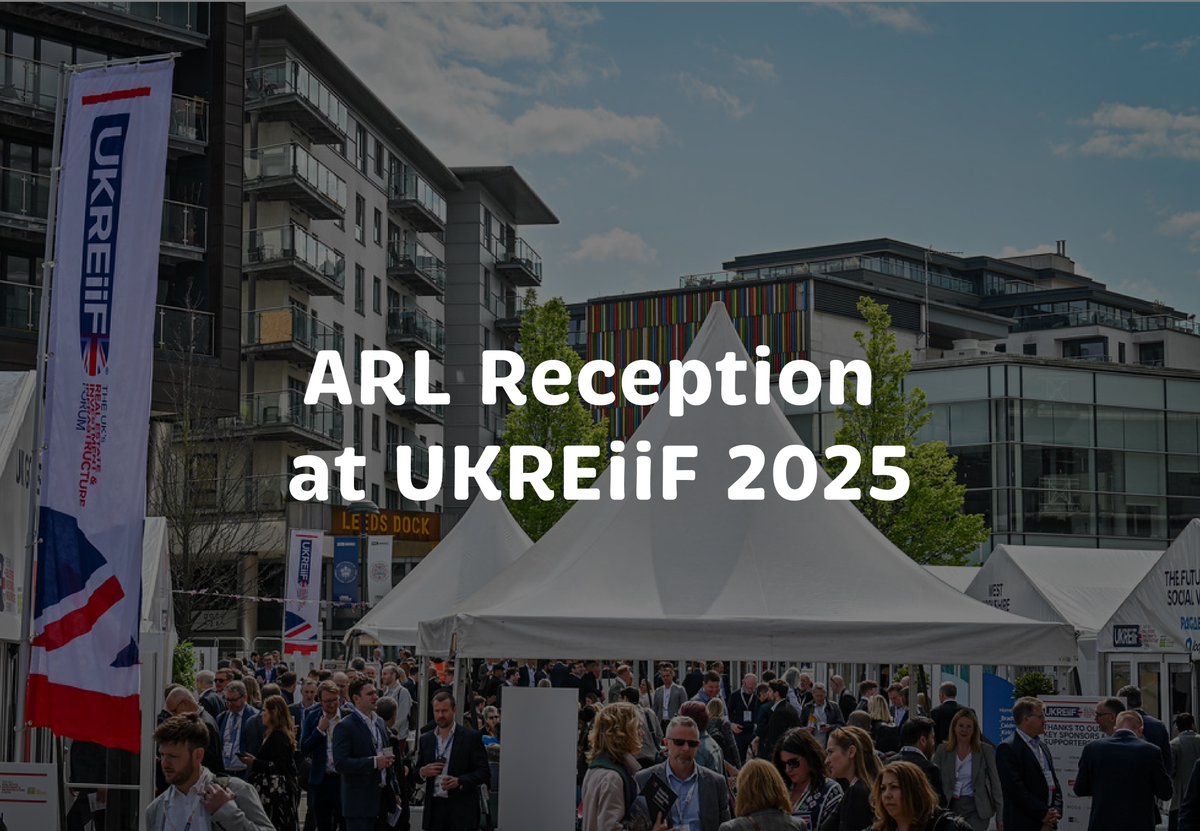 We’re hosting a reception during UKREiiF 2025 and we’d love to see you there. Bring a friend, a colleague, or a curious peer. All are welcome.

Find out more and book: thearl.org.uk/events/arl-mem…