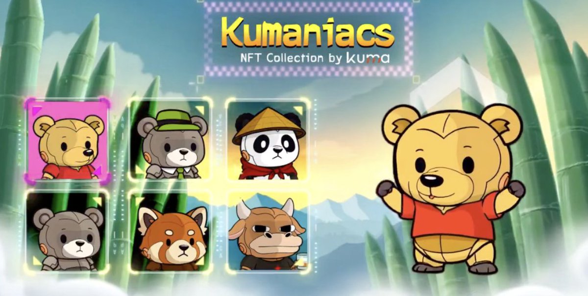 GA szn is here baby 

<a href="/kumadotbid/">Kuma</a> is a Berachain layer 2 perp DEX, and they have finally announced their official NFT collection "Kumaniacs"

🐻 4,200 uniquely crafted NFTs
📅 Mint day April 29th @ 04:20 PM UTC
🔗 launchpad: <a href="/KingdomlyApp/">Kingdomly 🏰</a>
💵 Freemint

To participate in the