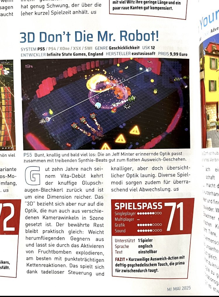 Ooh! 3DDMR was in what is apparently Germany's longest surviving printed magazine :) Nice 🍒