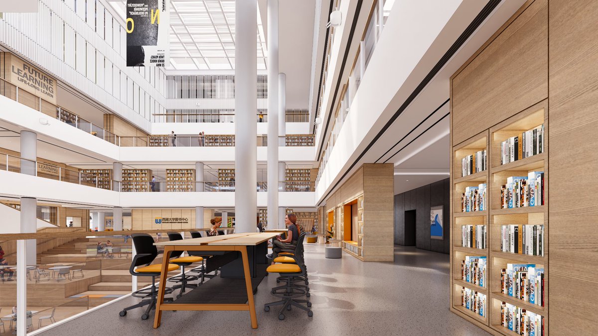 Westlake_Uni's tweet photo. 📖 Celebrate World Book Day with us! 📖 An exclusive sneak peek at our brand-new library. Stay tuned for more updates and prepare to dive into a world of books. 

#WestlakeUniversity #StudyAtWestlake #YunguCampus #worldbookday2025 #WorldBookDay  #Library #SneakPeek #InteriorDesign #ComingSoon