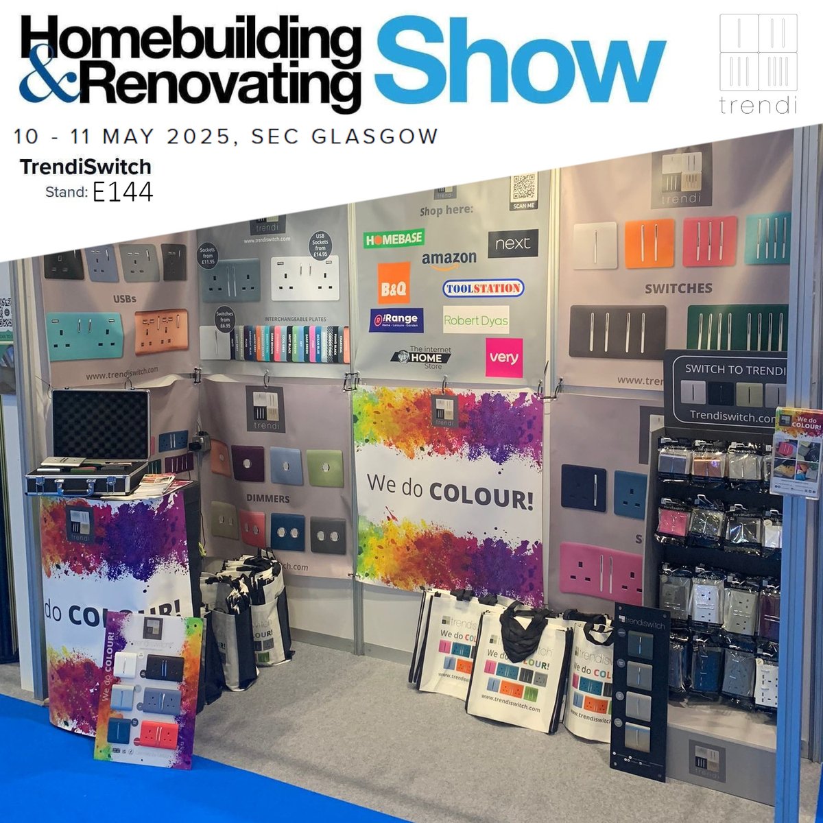 2 Weeks to go until <a href="/HBR_Show/">Homebuilding & Renovating Show</a> at the #SECGlasgow. Make sure you pop by and say hi to the team at Stand E144 &amp; learn more about our colourful range.

Get your #FREE tickets at registration.homebuildingshow.co.uk/Forms/Hom00Vis… 

#Scotland <a href="/PagazziLighting/">Pagazzi</a> #homedecor #diy #wedocolour #switchtoTrendi