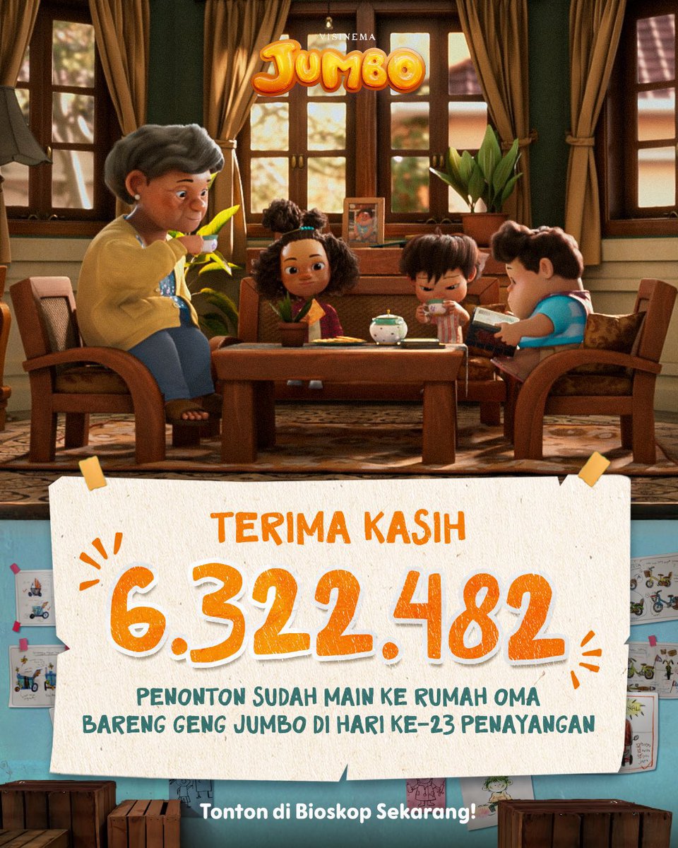 Alhamdulillah is the only word.

Grateful is the only feeling.

To be remembered for a long time is the only goal.

To be loved is the only wish.

Thank you. Thank you. Thank you.

Di berapa pun angka ini angka berhenti, aku senang kita sudah merayakan JUMBO bersama. 🤍