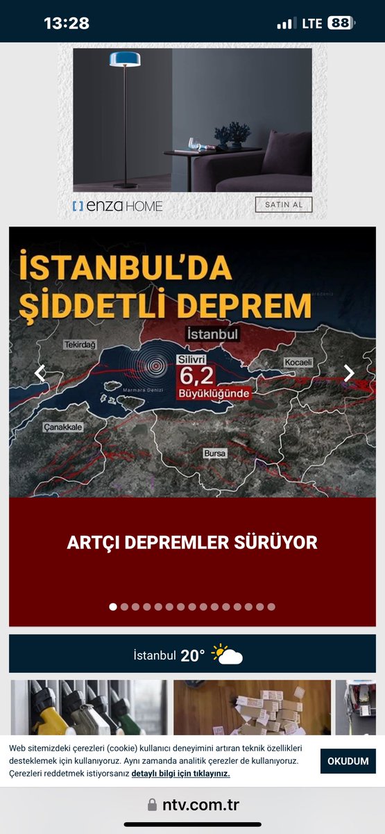 Ali Gülümser (@aligulumser33) on Twitter photo Istanbul’da deprem !!! Istanbul’da deprem !!!