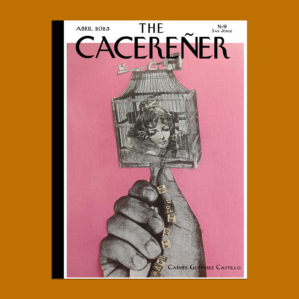 "El Poder de la Llave" de Carmen Gutiérrez Castillo en #Thecacereñer9 #sanjorgecaceres Un collage analógico narra la leyenda de la princesa mora Mansaborá y su amor por un capitán cristiano. Las llaves de la ciudad desatan su destino.  #Cáceres #cacerescultura #thecacereñer