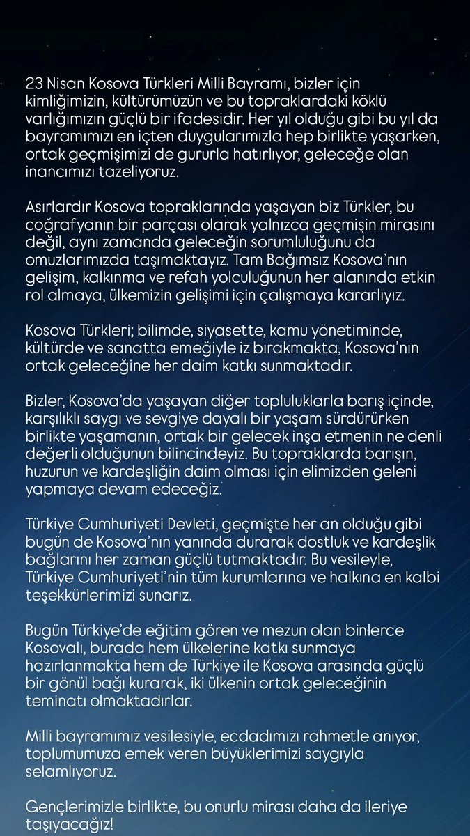 onatkovac_'s tweet photo. 23 Nisan Kosova Türkleri Milli Bayramı'mız Kutlu Olsun! https://t.co/fKHopRRc44