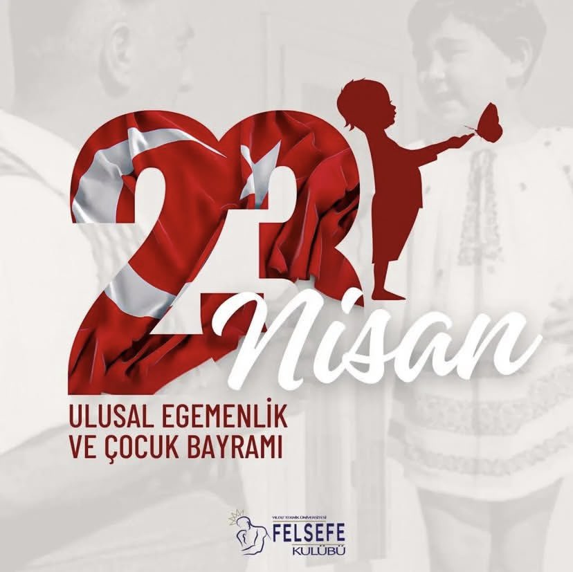 23 Nisan Ulusal Egemenlik ve Çocuk Bayramı kutlu olsun!