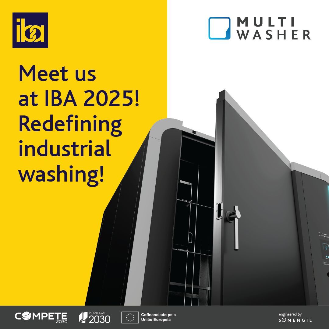 Say hello to efficiency with Multiwasher! 
Designed to tackle encrusted residue and ensure impeccable washing, this cutting-edge solution transforms industrial washing!

Join us at IBA 2025 – Stand 12 / D58!
Schedule a meeting!