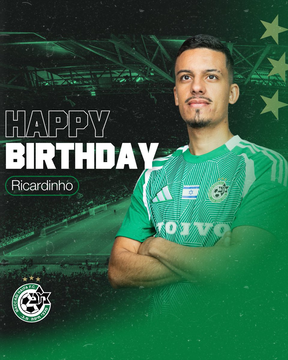 Happy Birthday RICARDINHO 💚🥳⚽️

#יאללהמכבי | <a href="/ricardorv09/">Ricardinho⚡️🫡</a>