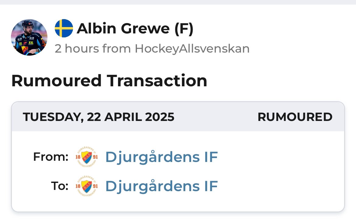 Ge Grewe kontrakt på livstid, tack.