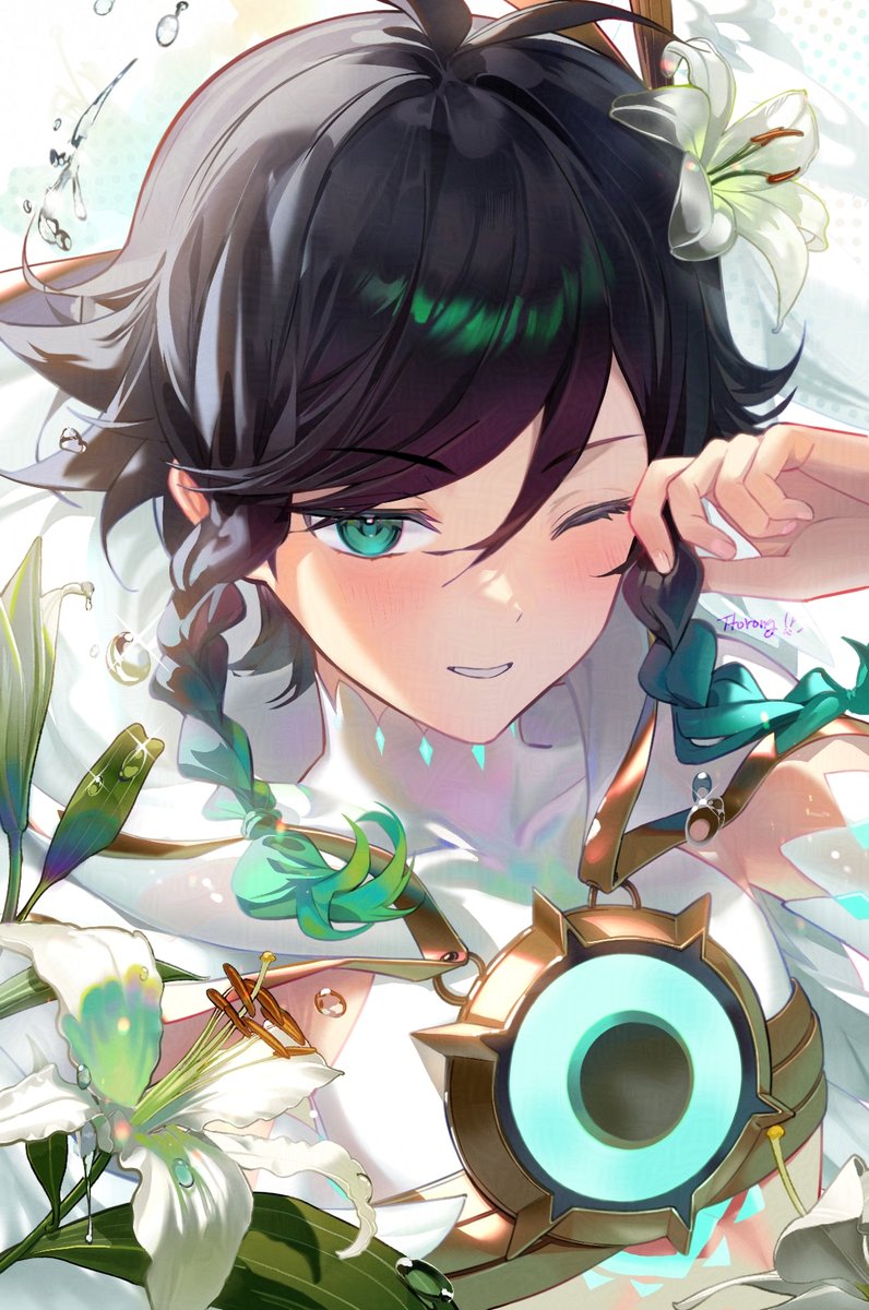 Welcome back wind Archon, Barbatos🌿✨
#Venti #GenshinImpact #Barbatos #原神